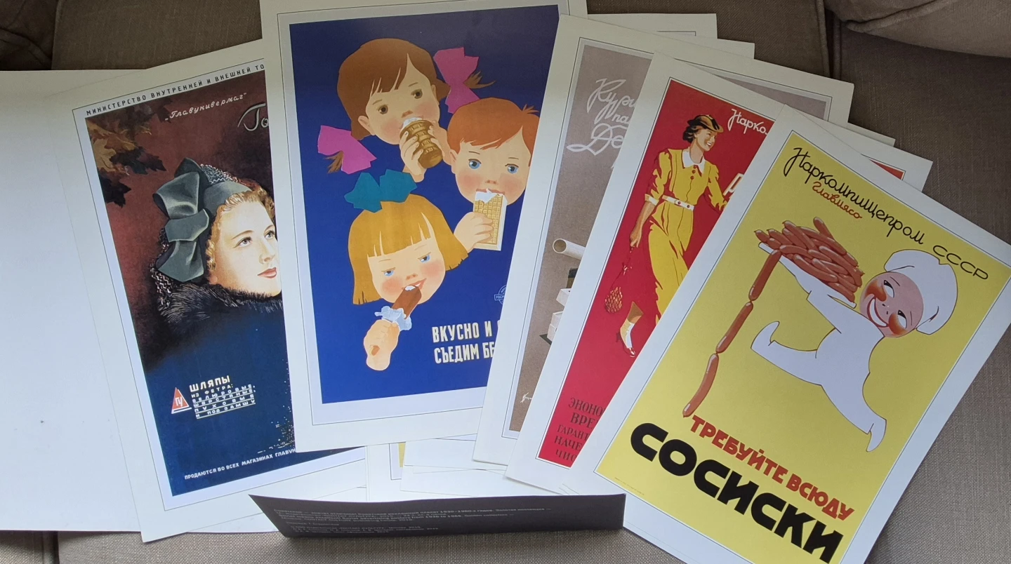Collection of Soviet Era Posters. 1930-1960's - photo 3