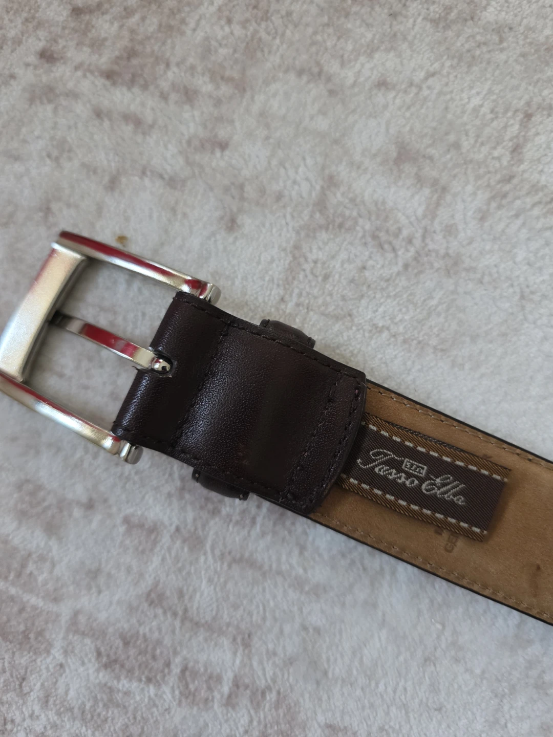 Tasso Elba Leather Belt - photo 2