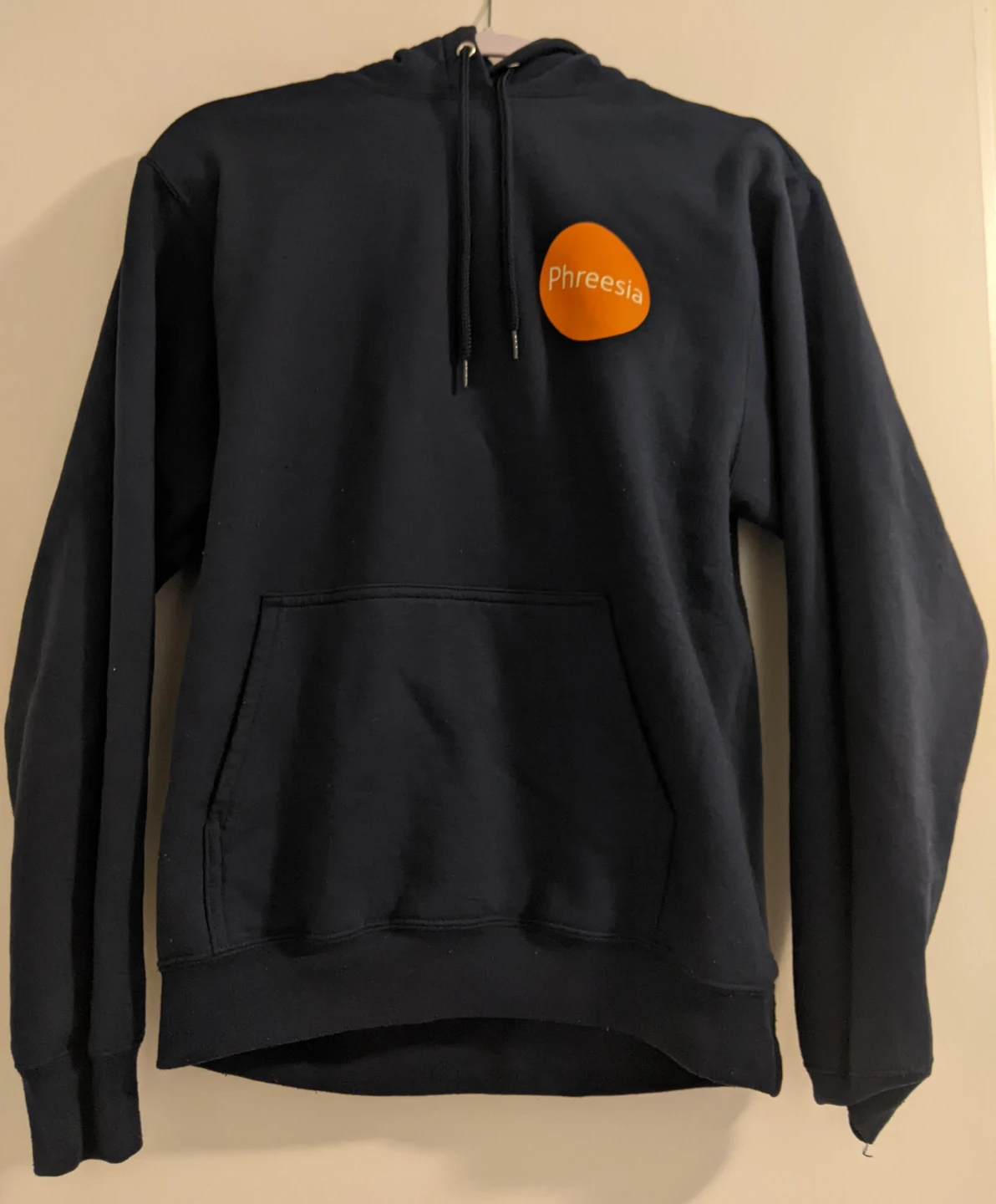 Company-branded Hoodies (X2) - Navy Blue and Grey
