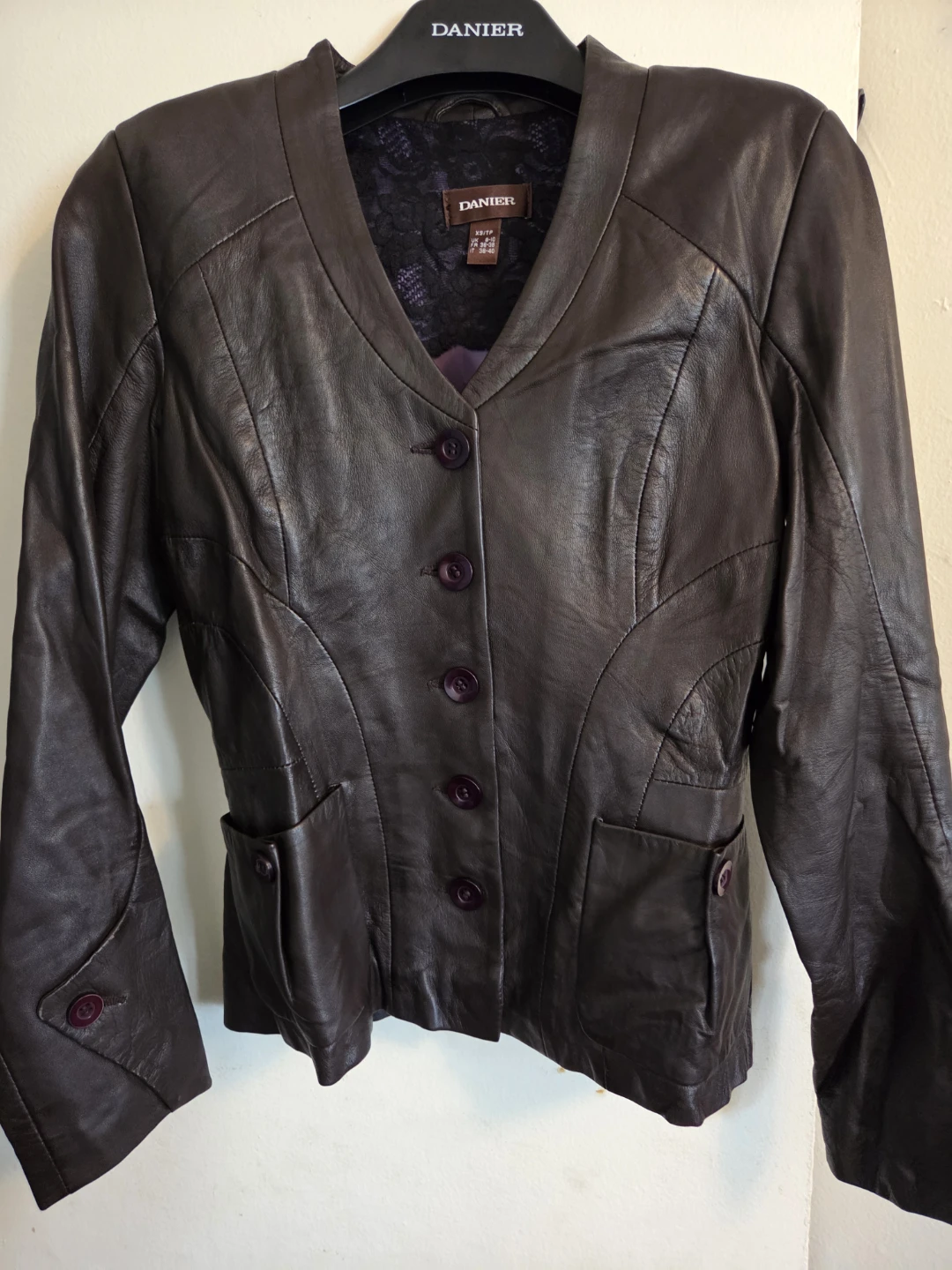 DANIERR Leather Jacket - Women's XS