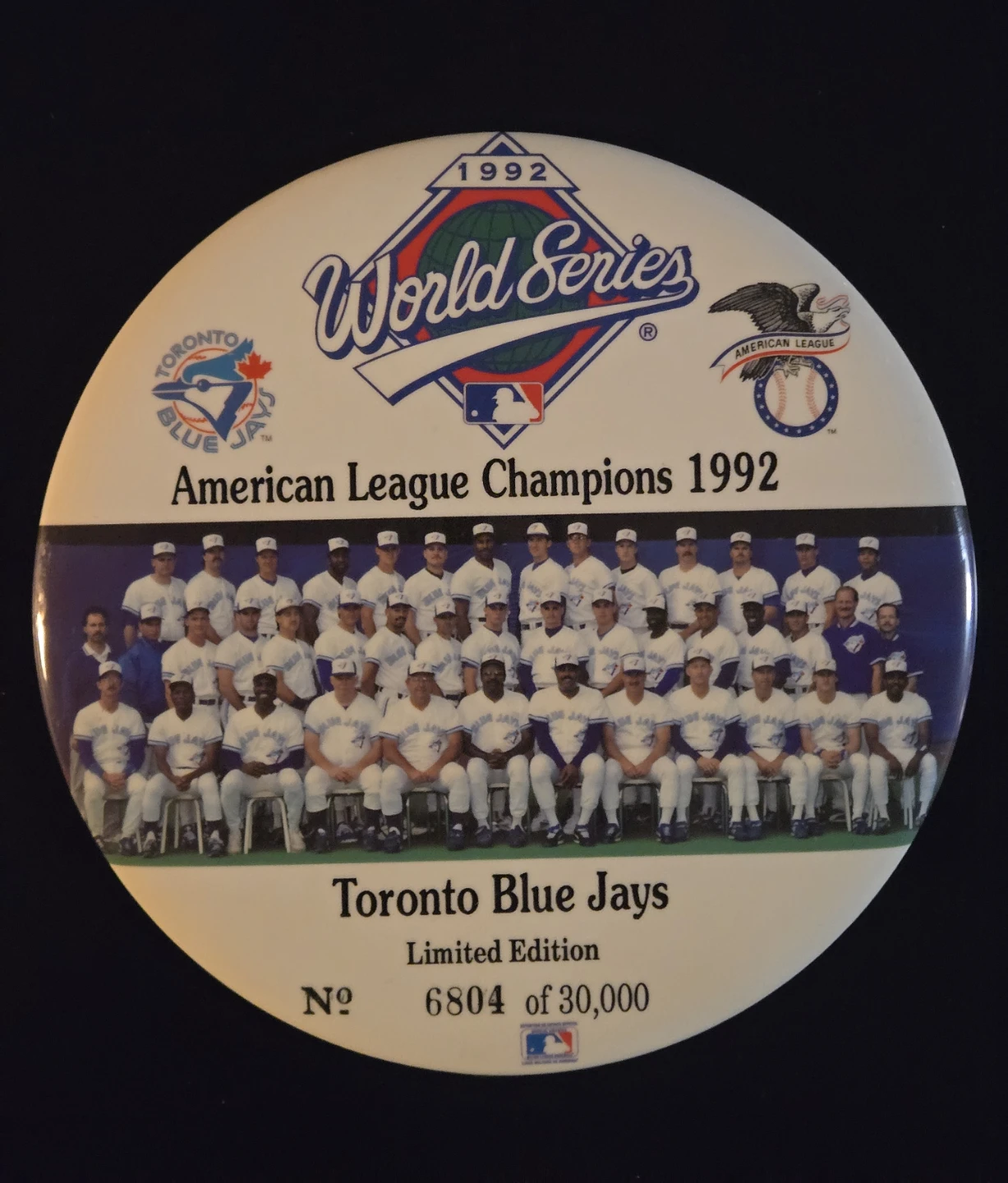 1992 World Series Toronto Blue Jays Limited Edition Pins - photo 2