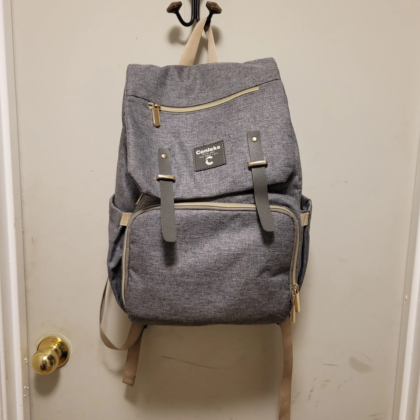 Conlake Grey Backpack Like New
