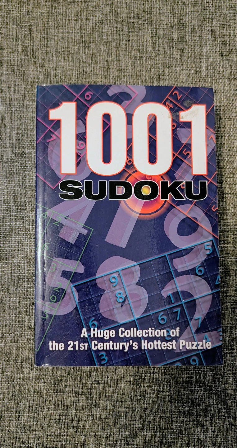 1001 Sudoku Puzzle Book - Huge Collection