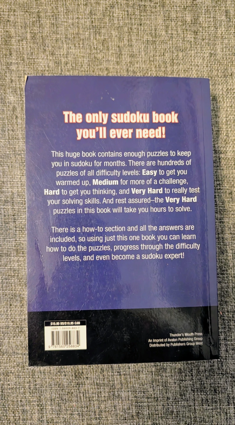 1001 Sudoku Puzzle Book - Huge Collection - photo 2