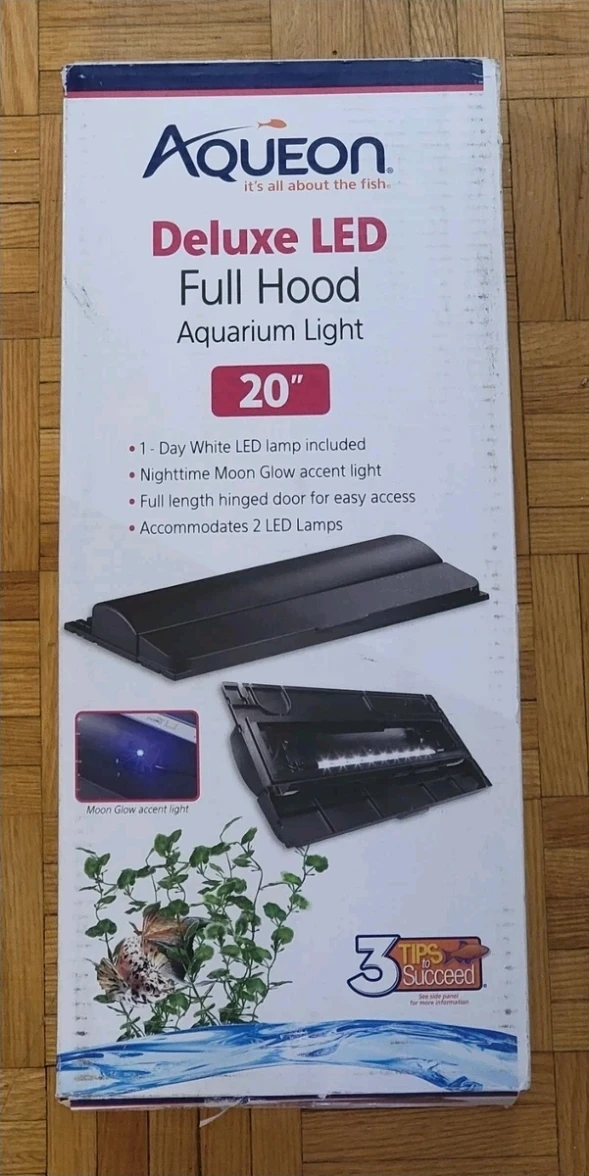 Aqueon LED Full Hood 20” Aquarium Light Fits 10 & 20 Gallon Tank - photo 2