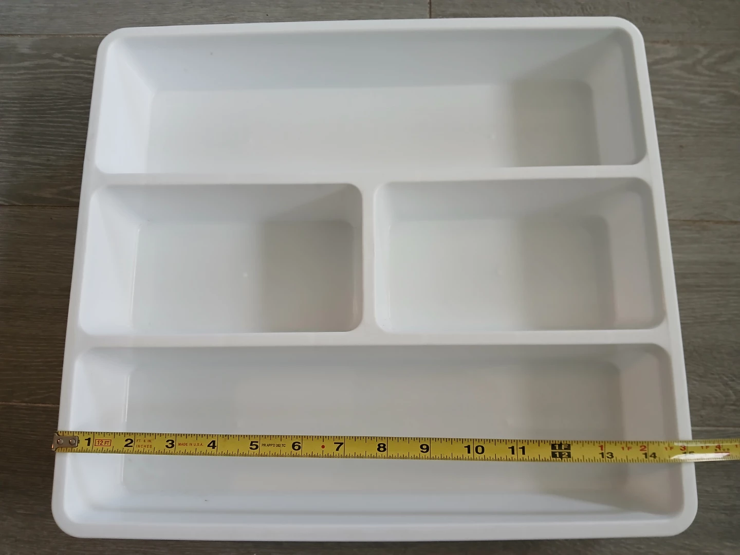 White Drawer Organizer Tray w/4 Compartments. PICKUP ONLY. - photo 2