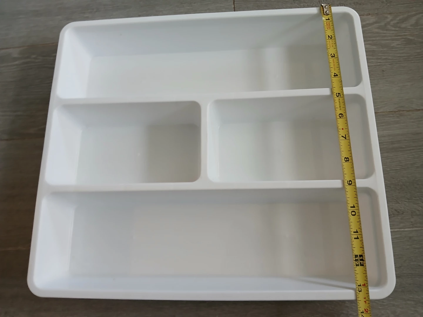 White Drawer Organizer Tray w/4 Compartments. PICKUP ONLY. - photo 3