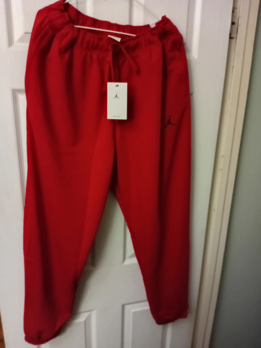 Jordan Red Sweatpants - Standard Fit