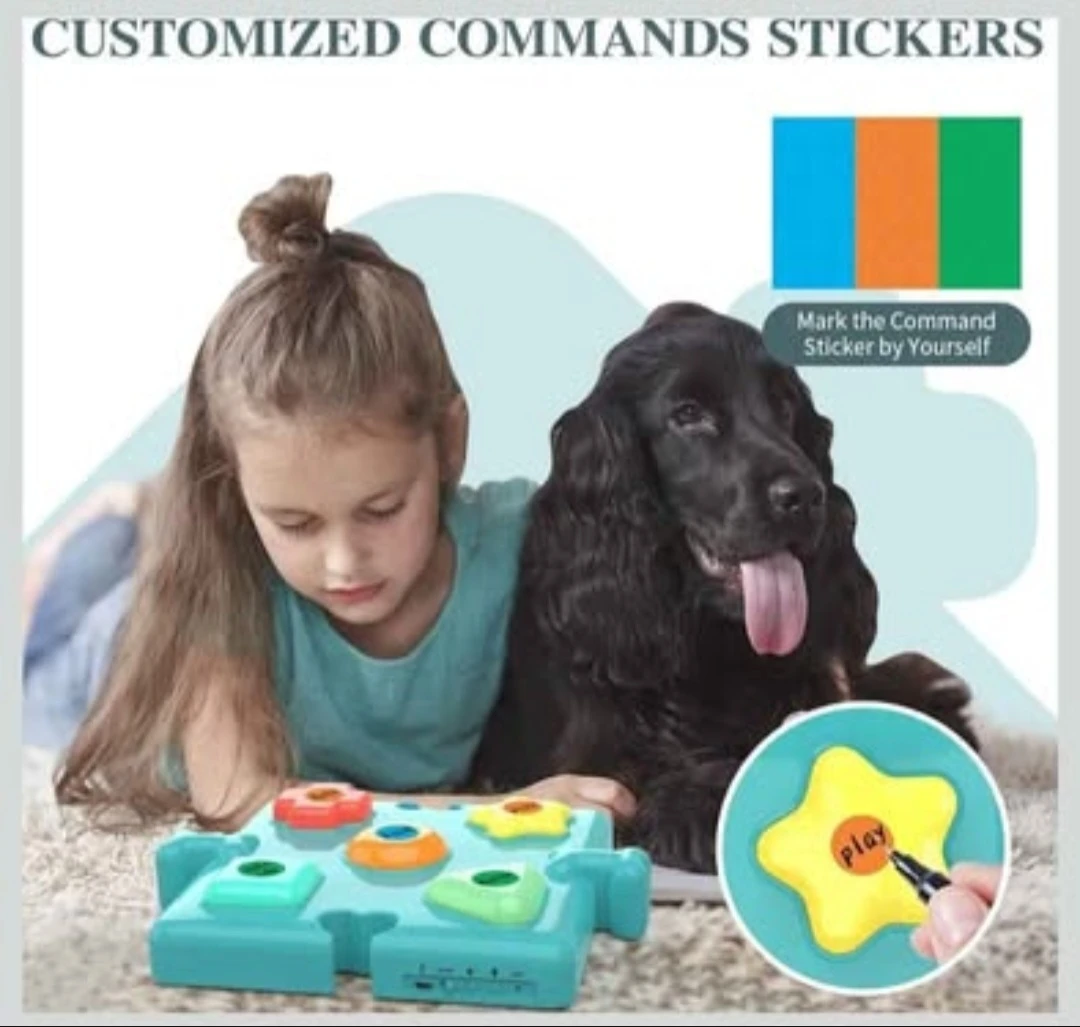 PETNEY Dog Buttons for Communication, 5 n 1 Recordable Dog ... - photo 2