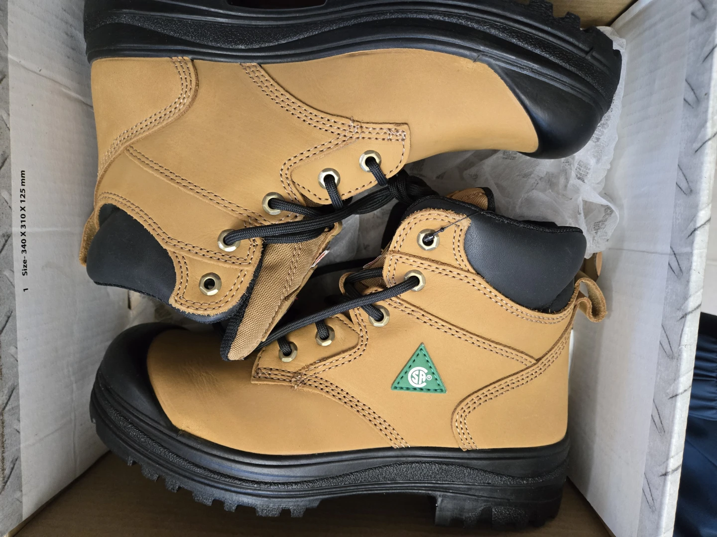 Women's  Steel Toe Work Boots - Size 9.5 - photo 2