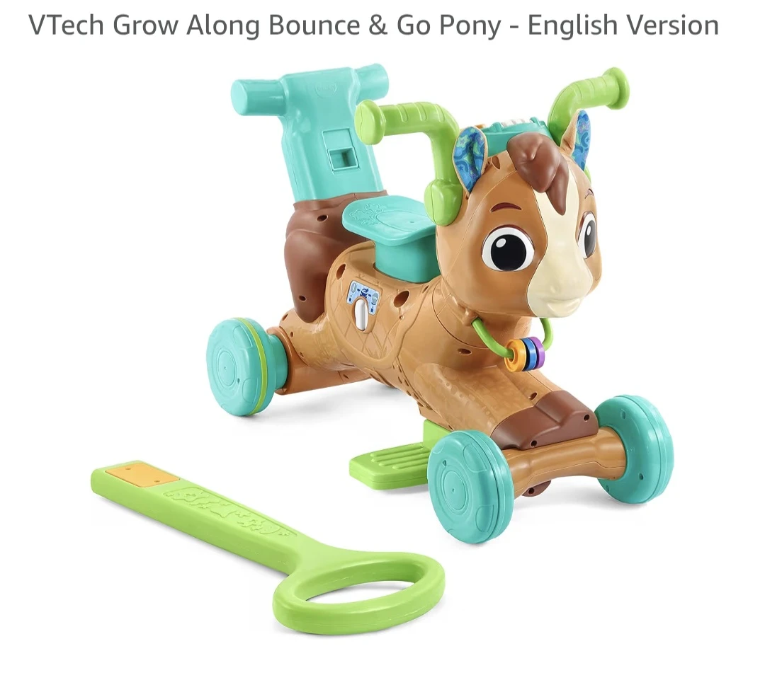 VTech 3-in-1 Grow Along Bounce & Go Pony