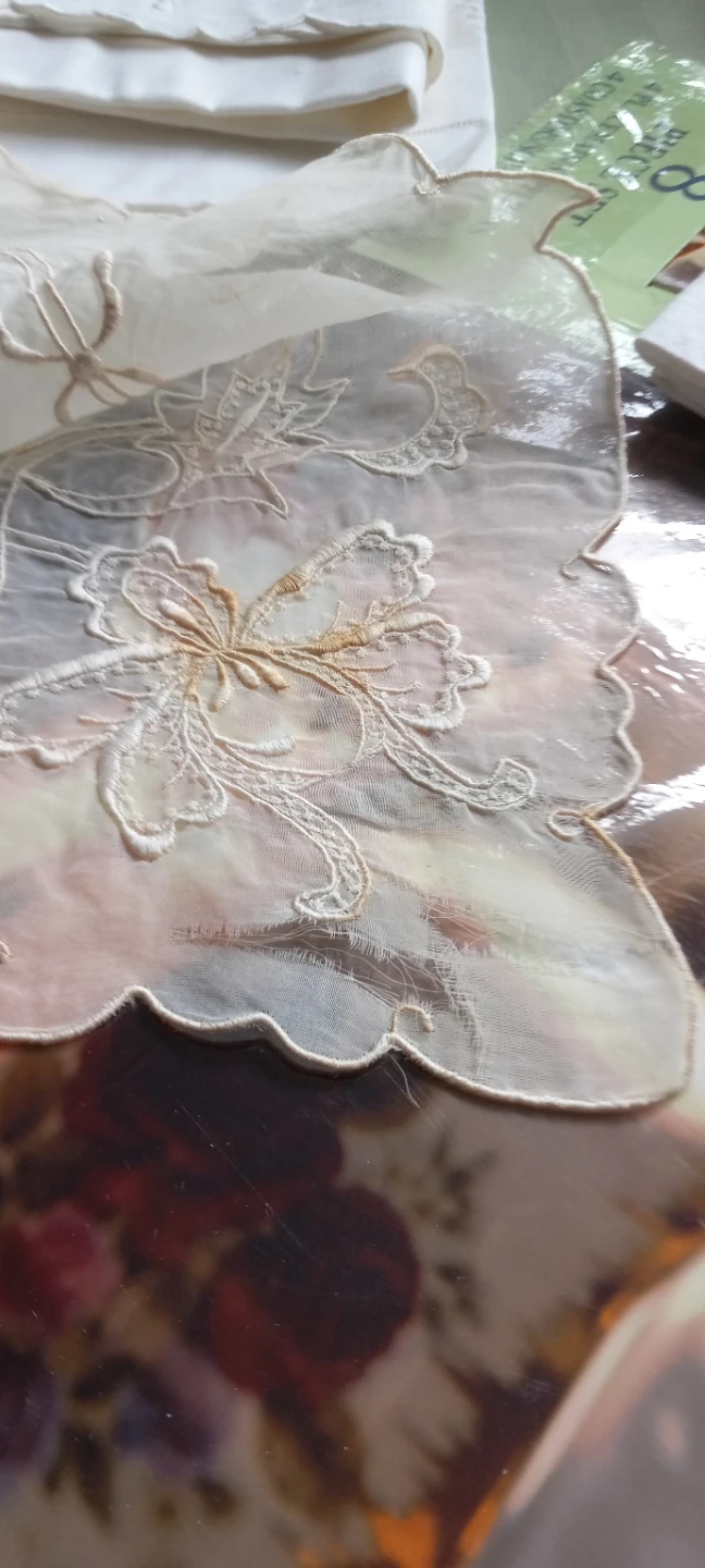 Sheer Embroidered Table Runner - photo 5