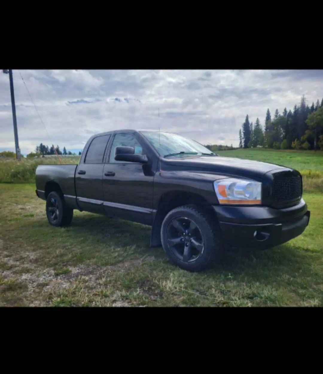 2006 Black Dodge Ram Pickup Truck