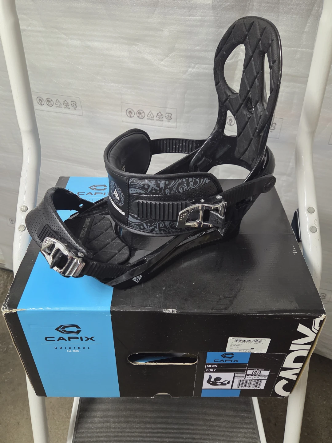 CAPiX Mens Fury Snowboard Bindings M/L - photo 2