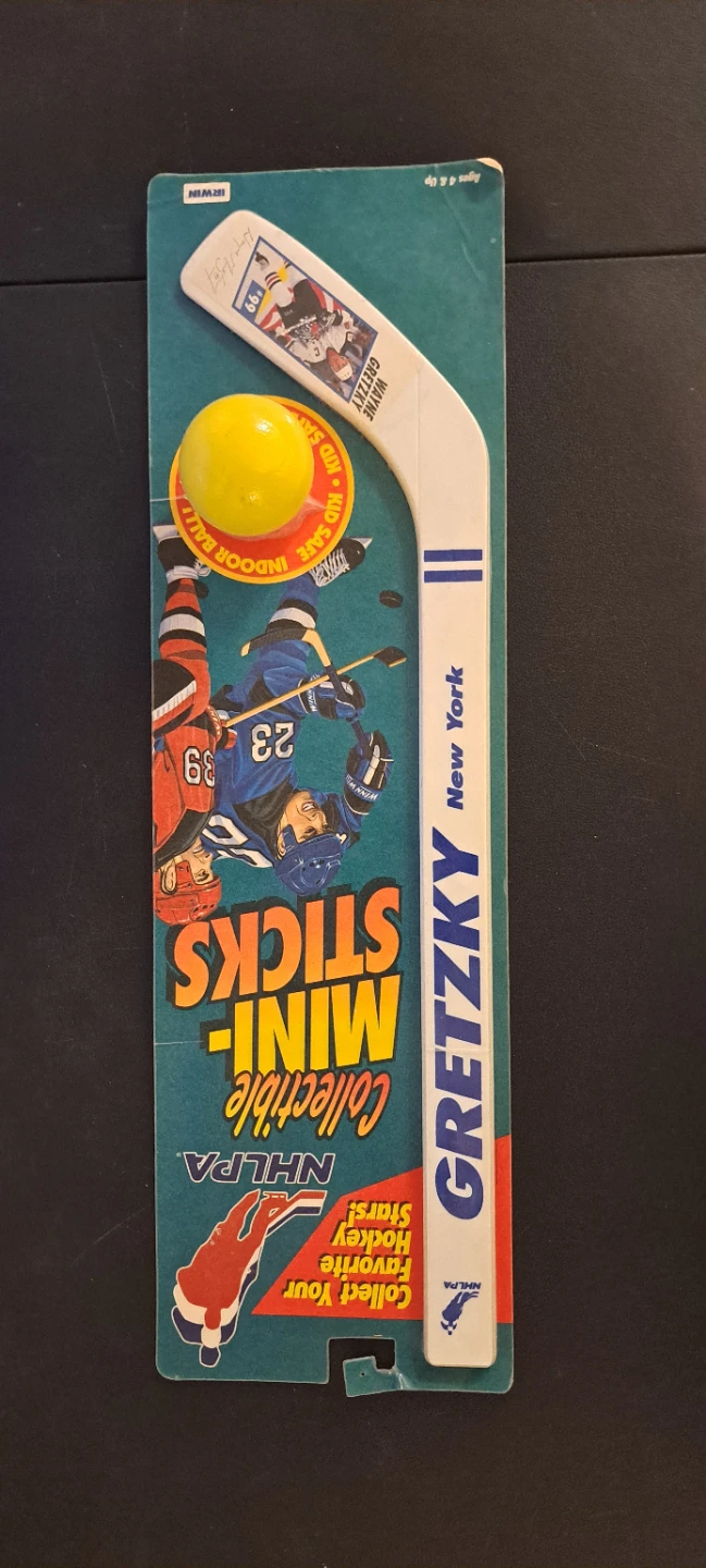 Wayne Gretzky Collectible Mini Hockey Sticks with Ball