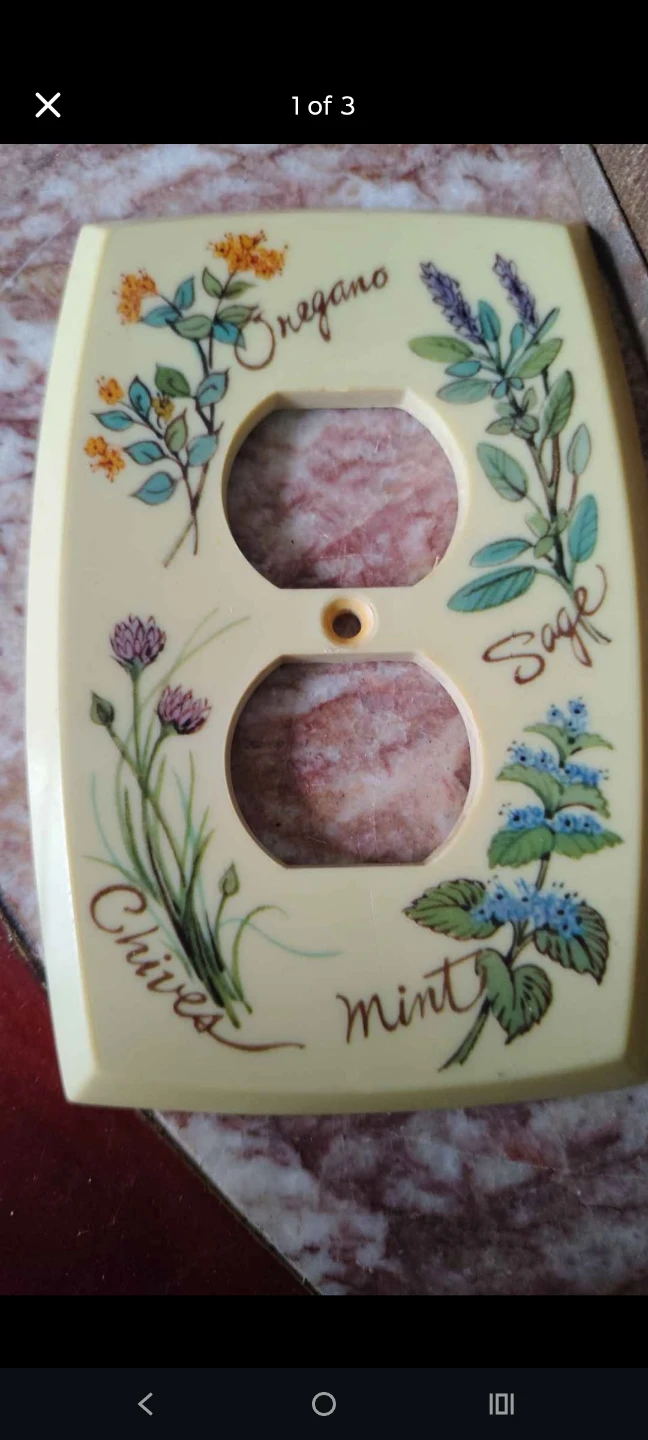 Vintage Light Switch Plate Covers - 3 Styles