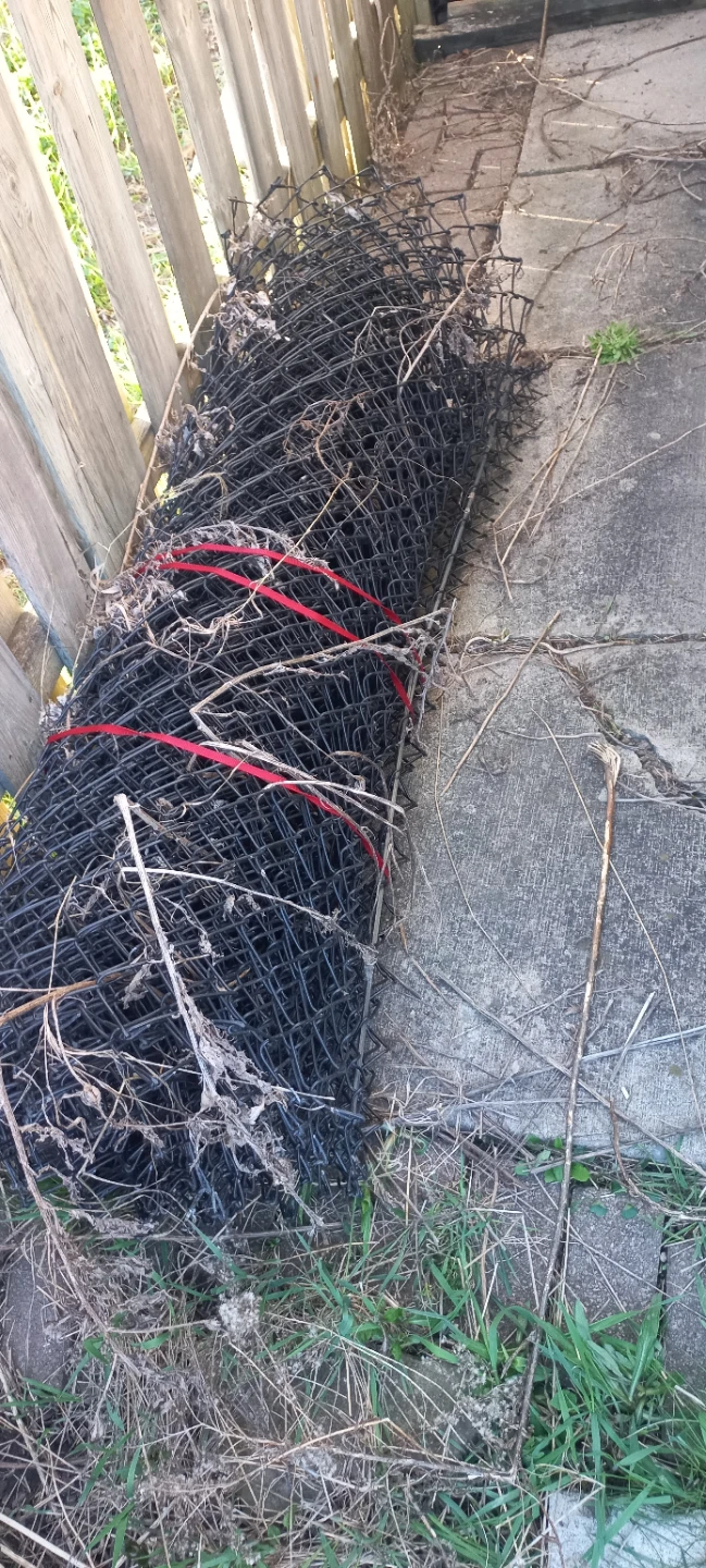 Black Chain Link Fence Roll