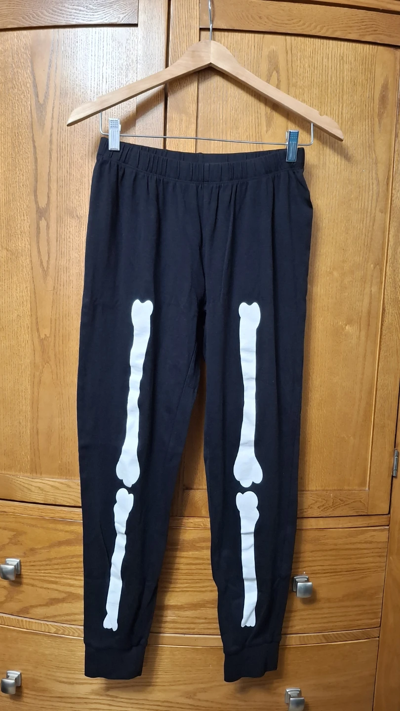 Joe Fresh Black Skeleton Pajama Pants Size S/P