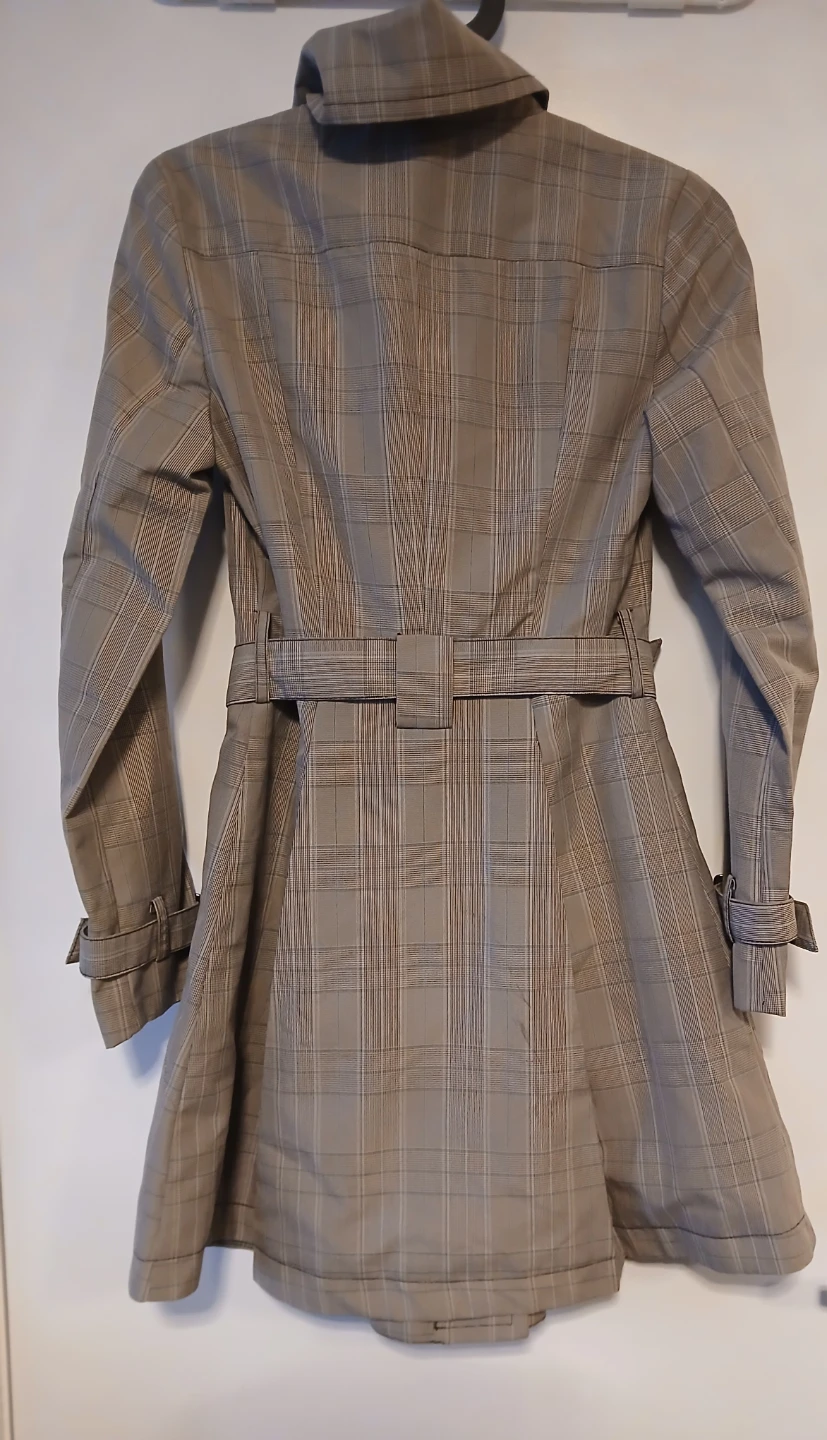 Costa Blanca Women's Plaid Trench Coat Size 4. It's available! - photo 2