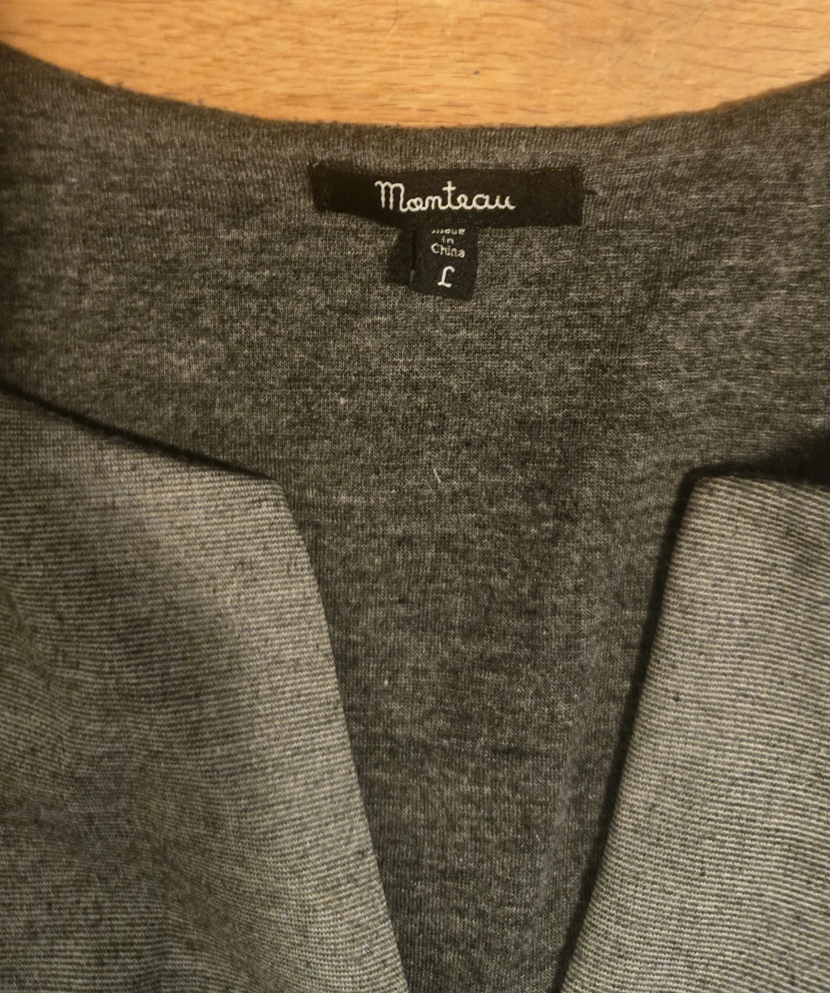Monteau Gray Sleeveless Peplum Dress Size L - photo 2