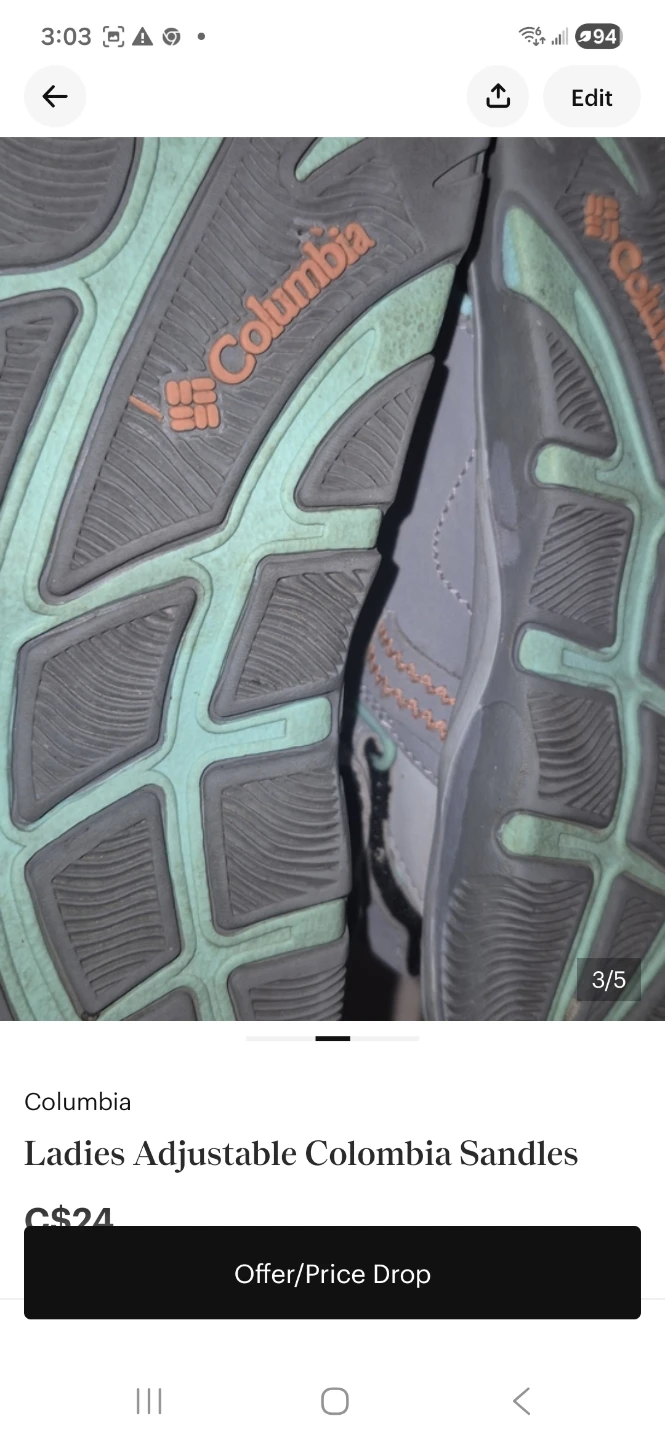 Columbia Ladies Adjustable Sandals - photo 2