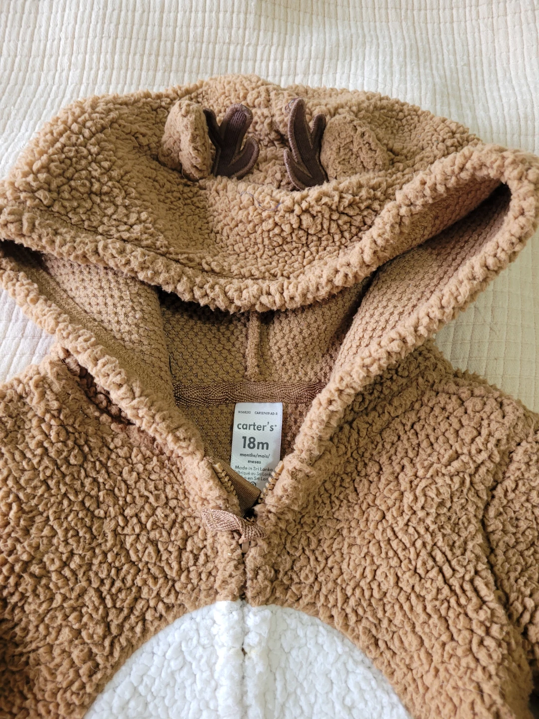 Carter's Fleece Snowsuit - 18 Months - photo 2