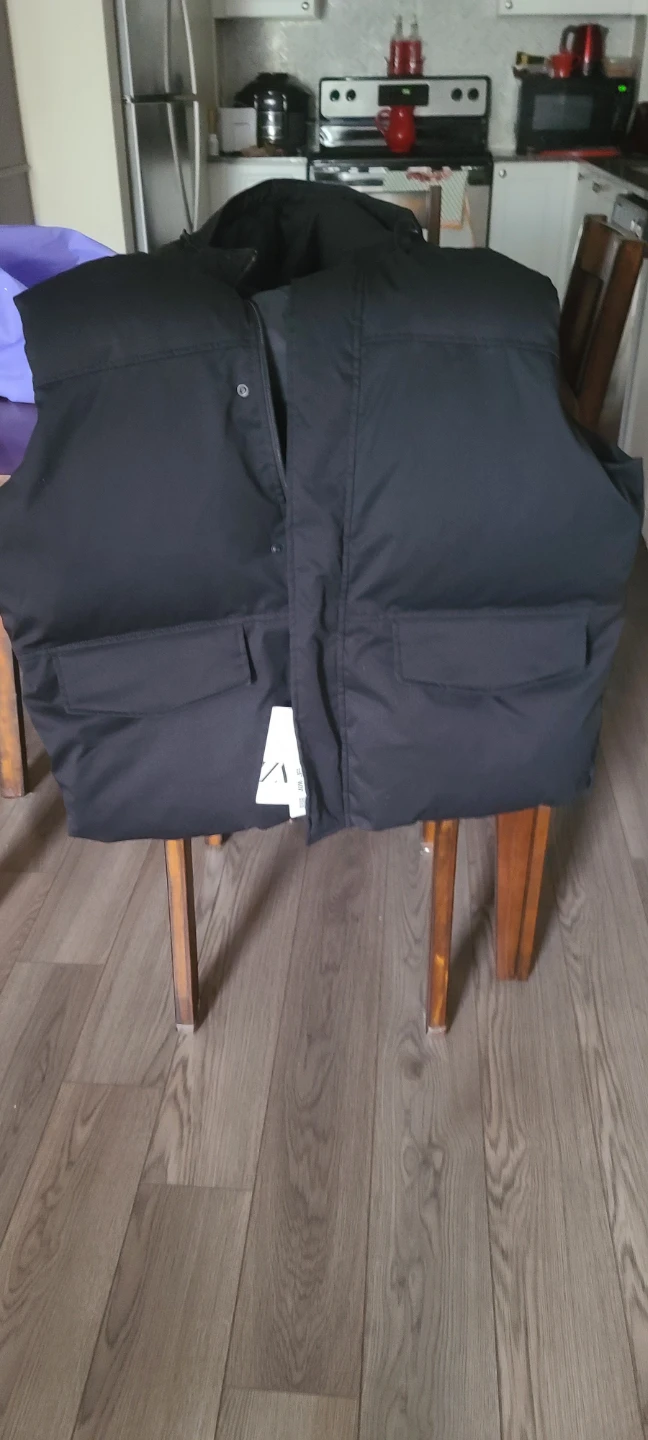 Zara Black Puffer Vest - photo 4