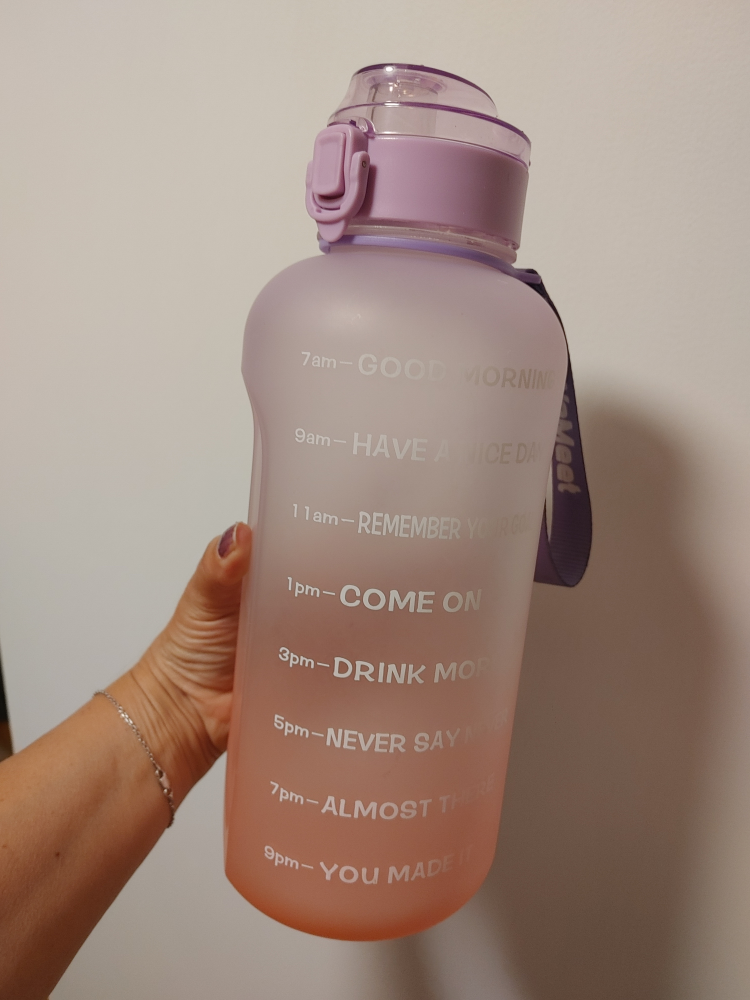 1800ml Water Bottle with Time Markers
