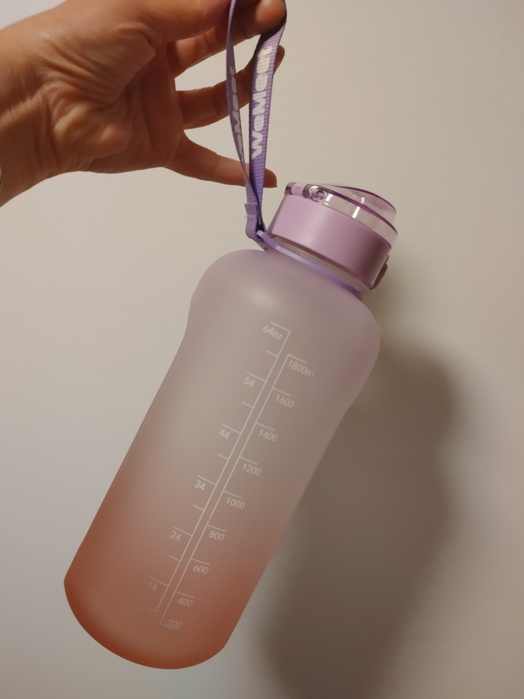 1800ml Water Bottle with Time Markers - photo 2