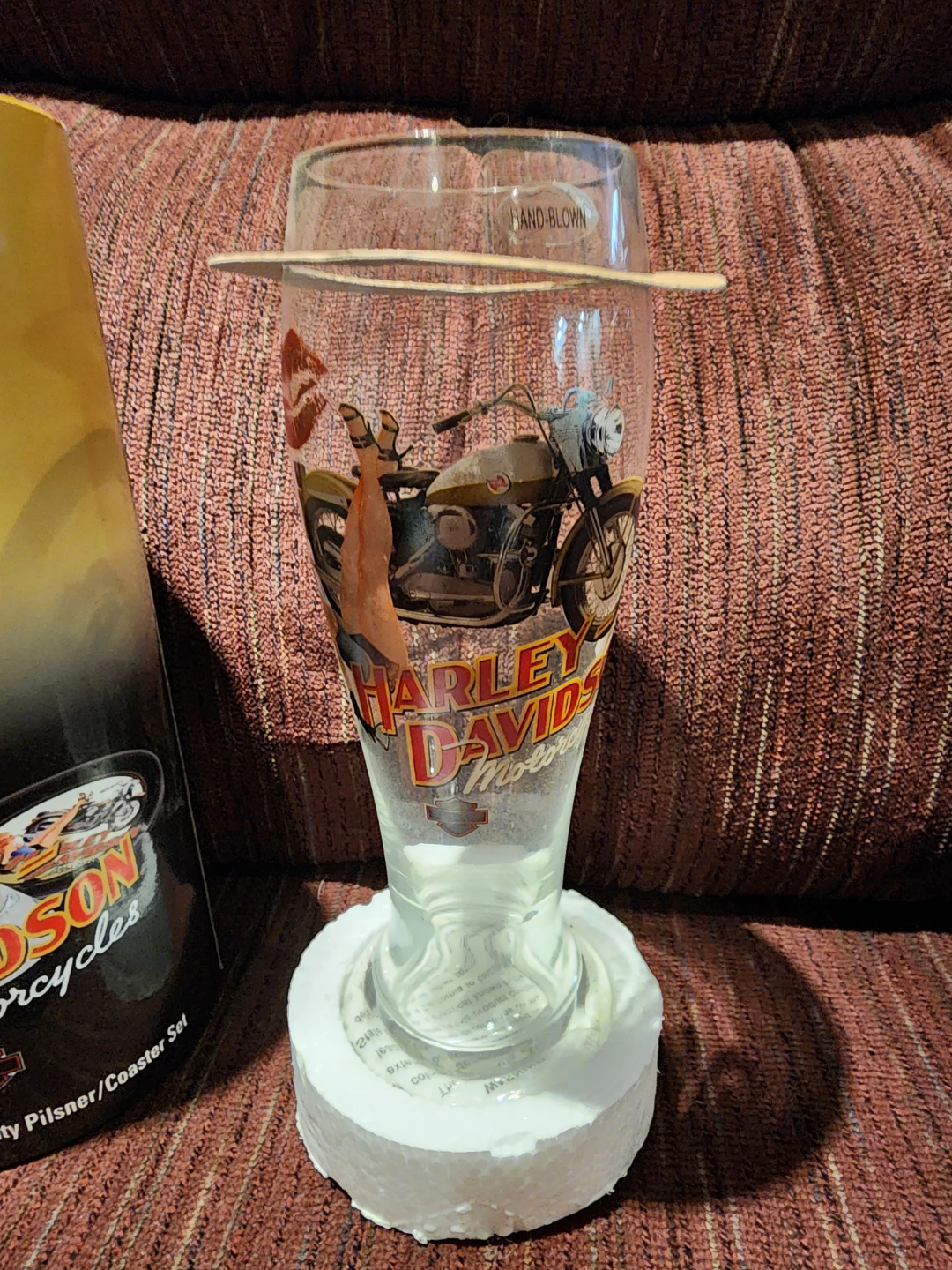 Harley-Davidson Pilsner Glass and Coaster Set - photo 3