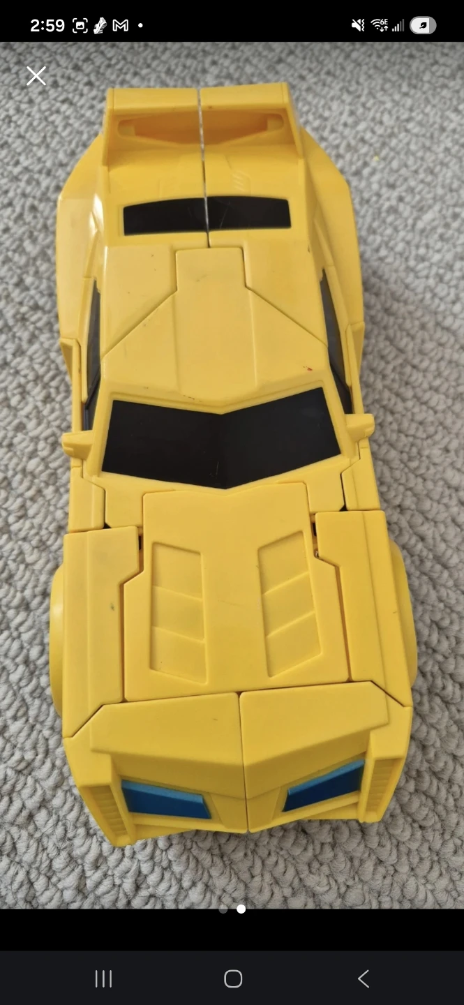 Yellow Transformer Robot Toy - photo 2