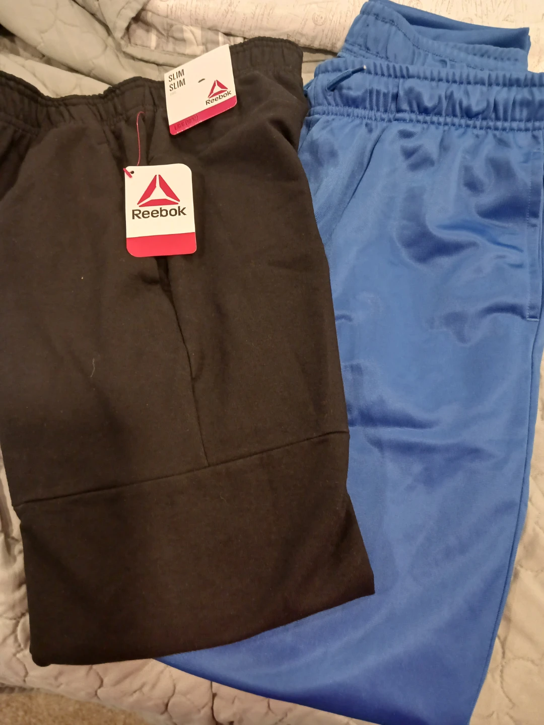 Reebok Black Slim Fit Joggers L/G (10/12)
