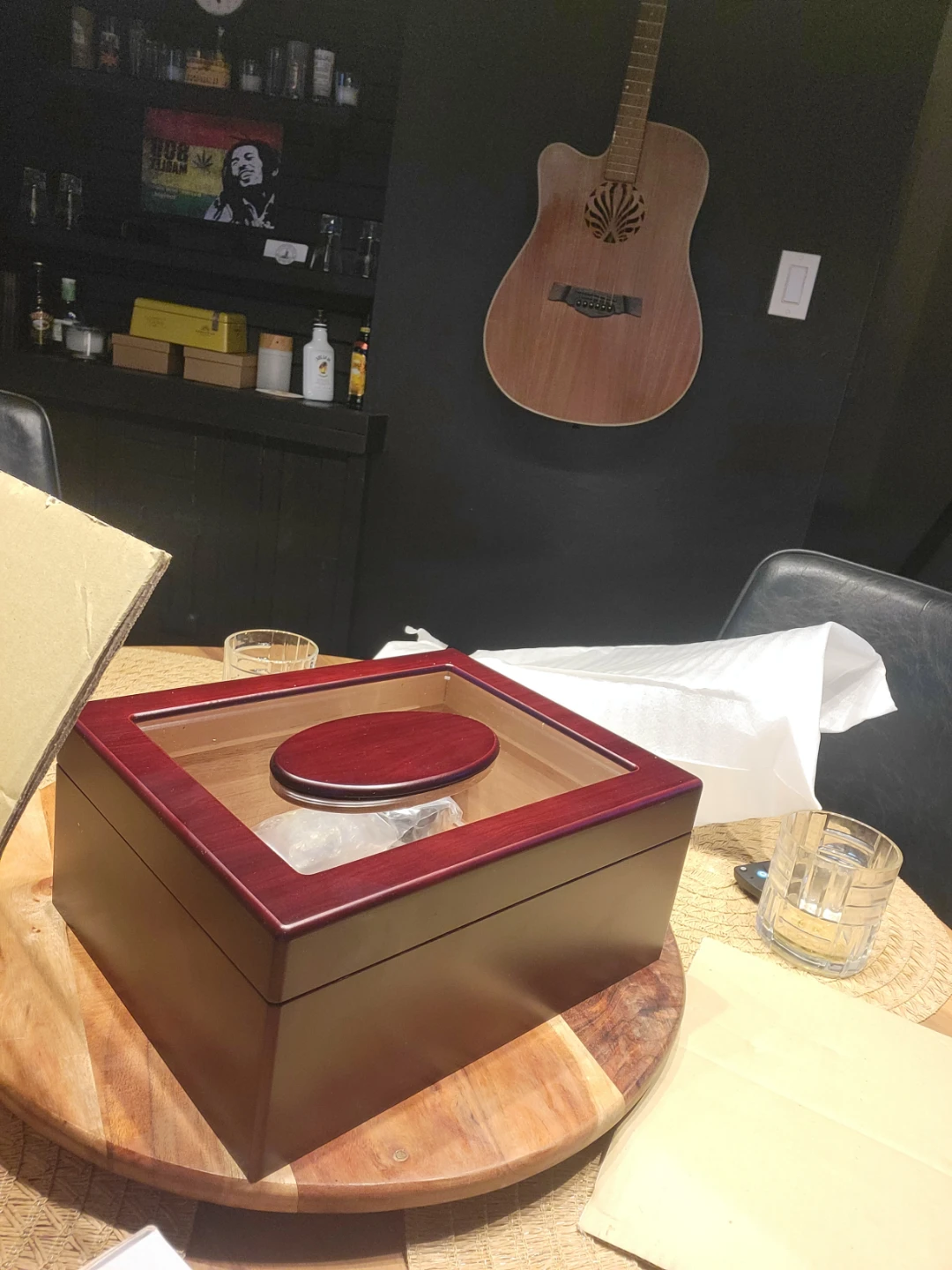 Wooden Cigar Humidor Box