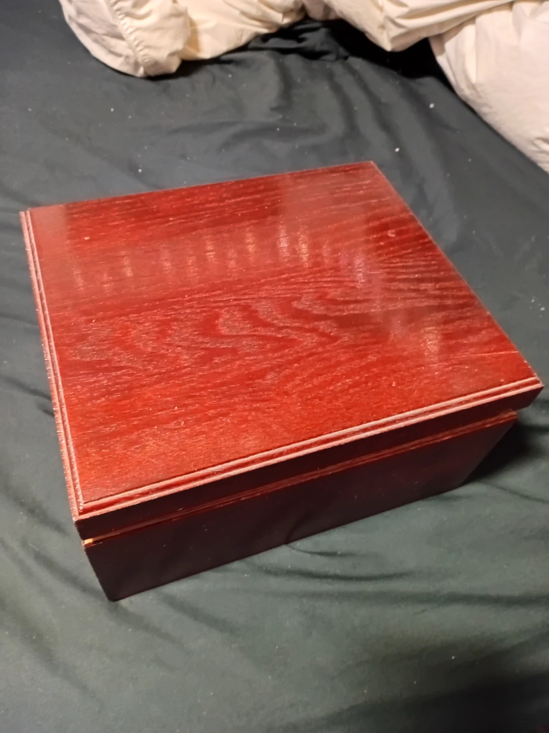 Wooden Humidor with Hygrometer
