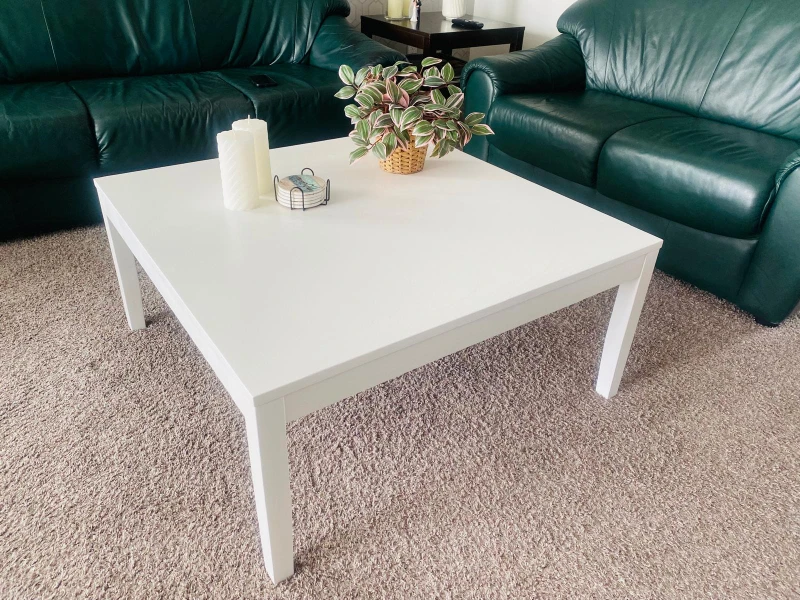 White Square Coffee Table