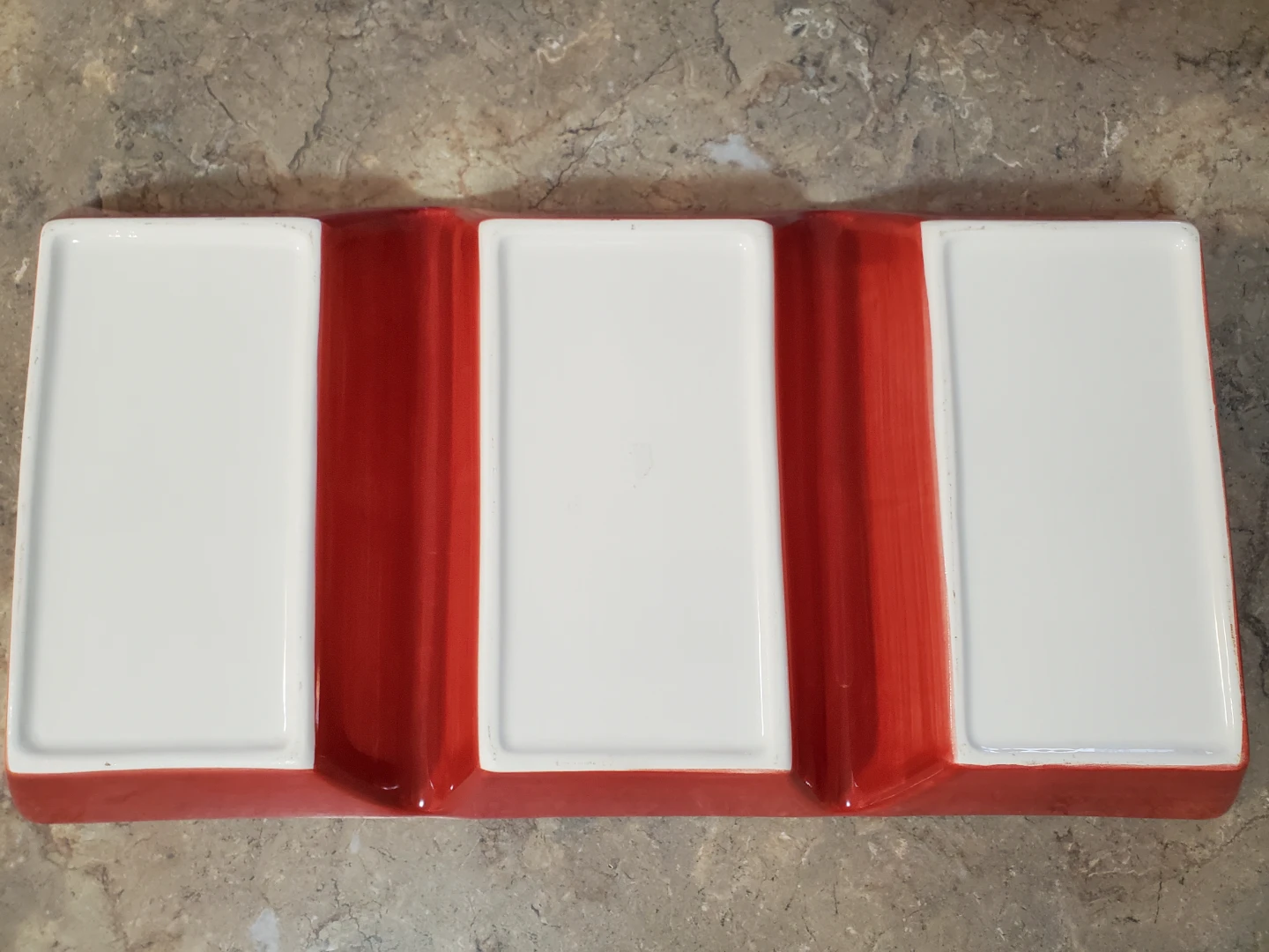 Ceramic Divided Serving Platter - photo 3