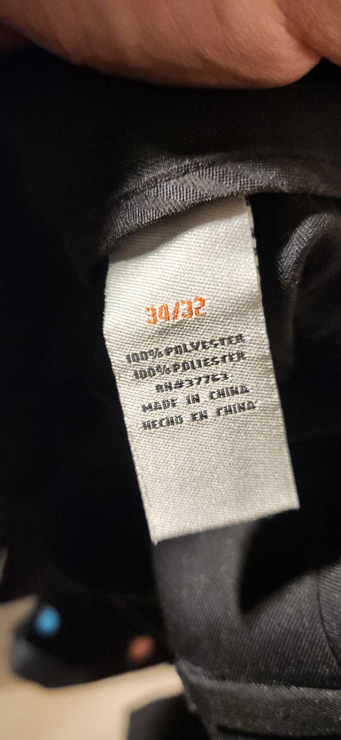 3 pairs of men's black pants - photo 4