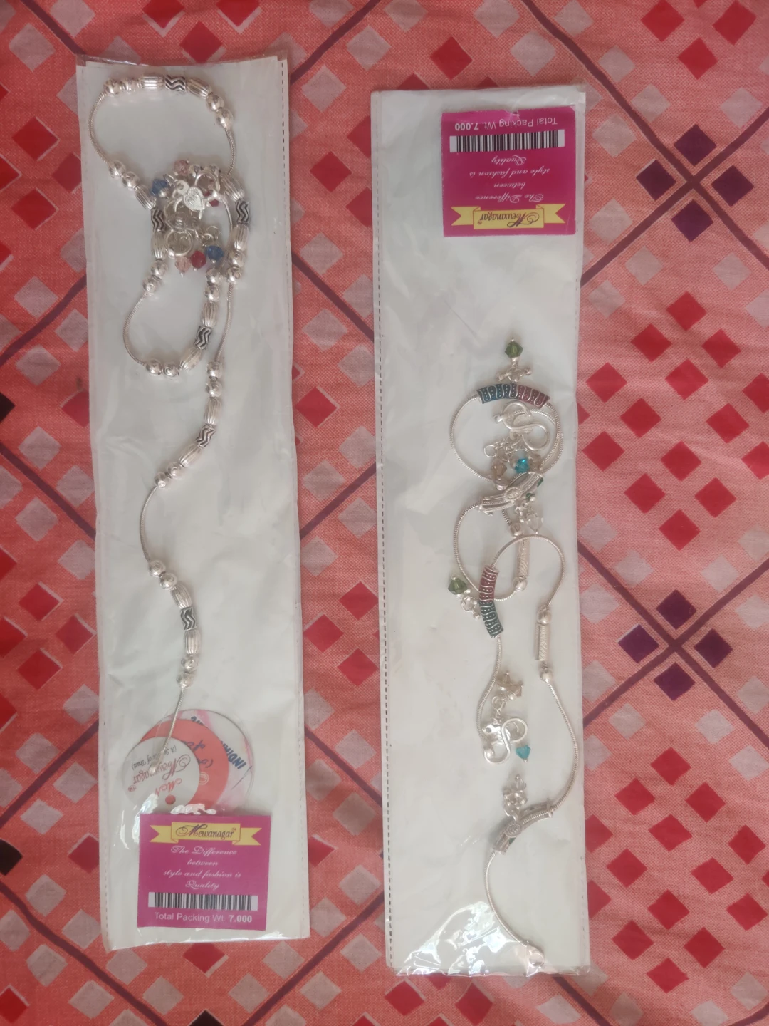 Brand New Silver Payal & Bichiya Set (Anklet with Toe Rings) | P