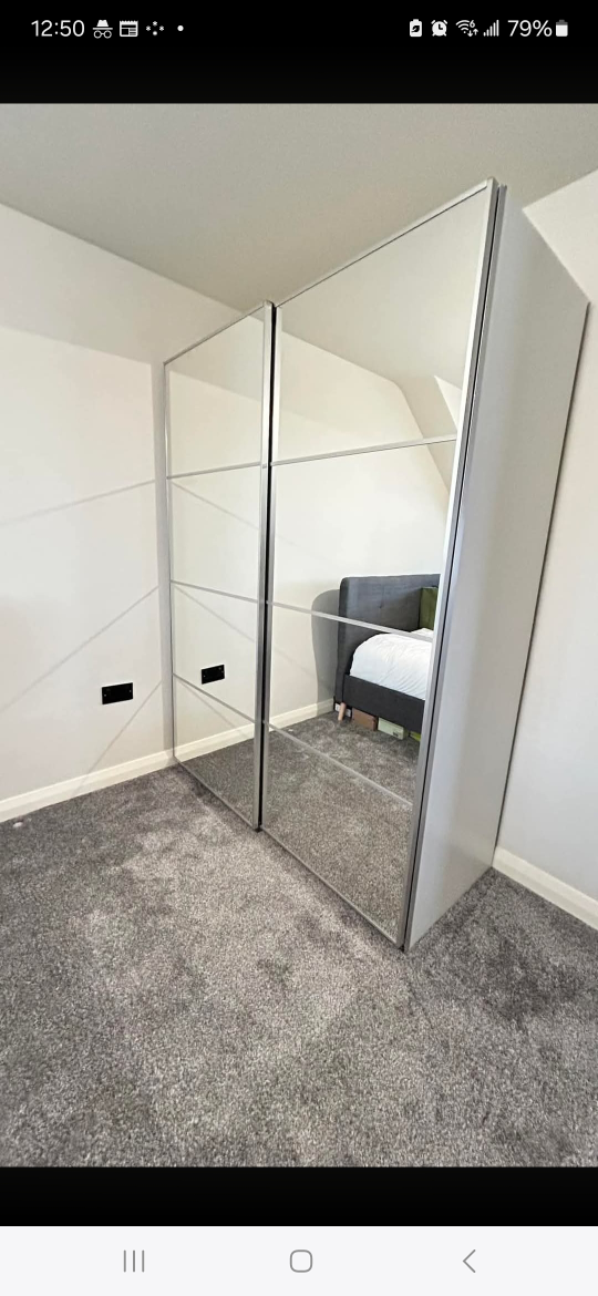 ikea pax Mirrored Wardrobe