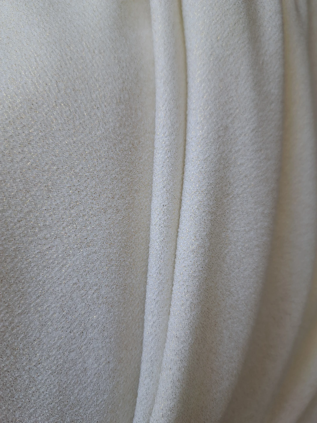 3.40M L X 1.50M A. Sparkly White Fabric Elástica. - photo 2
