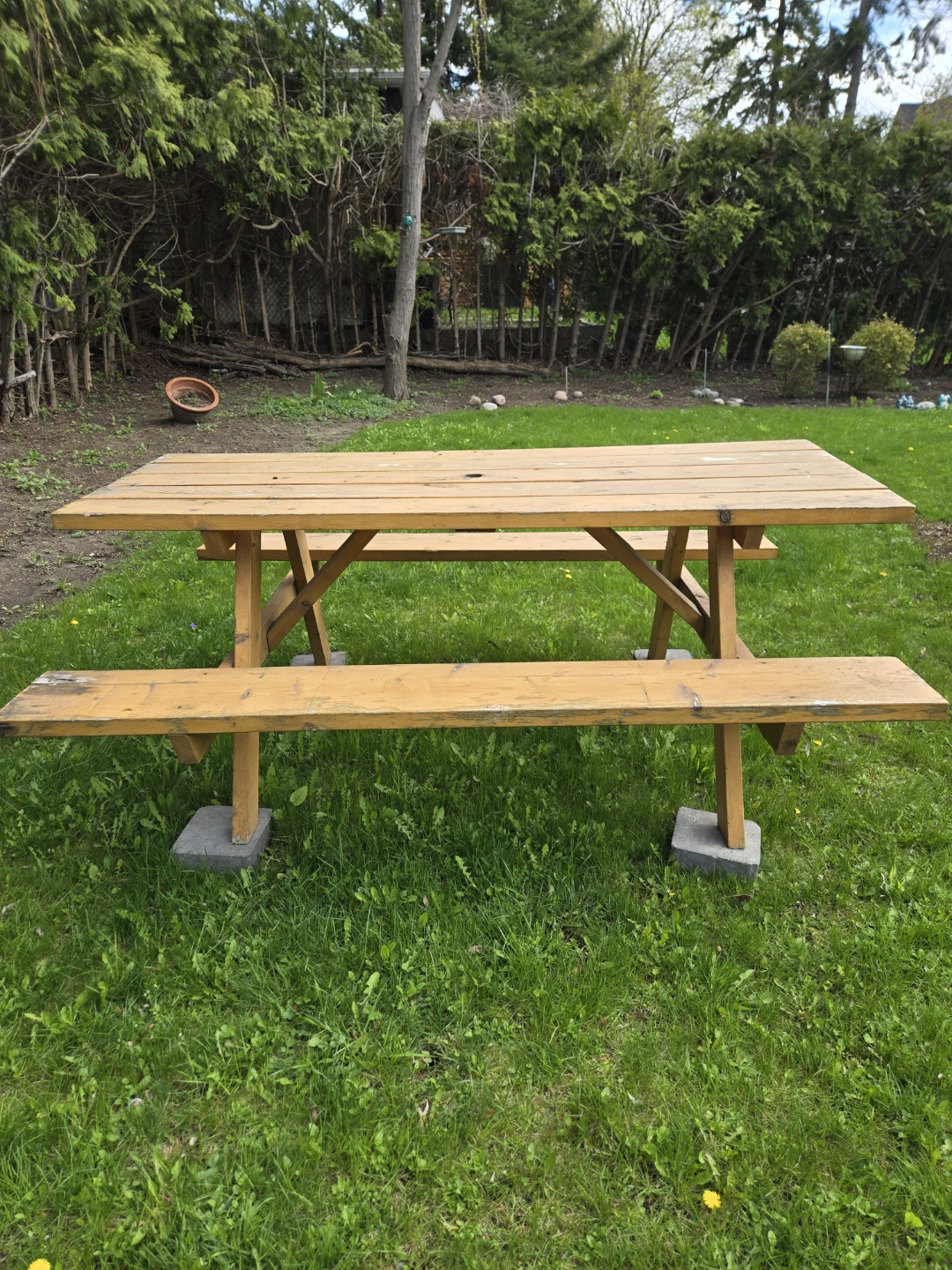 Wooden Picnic Table - photo 2
