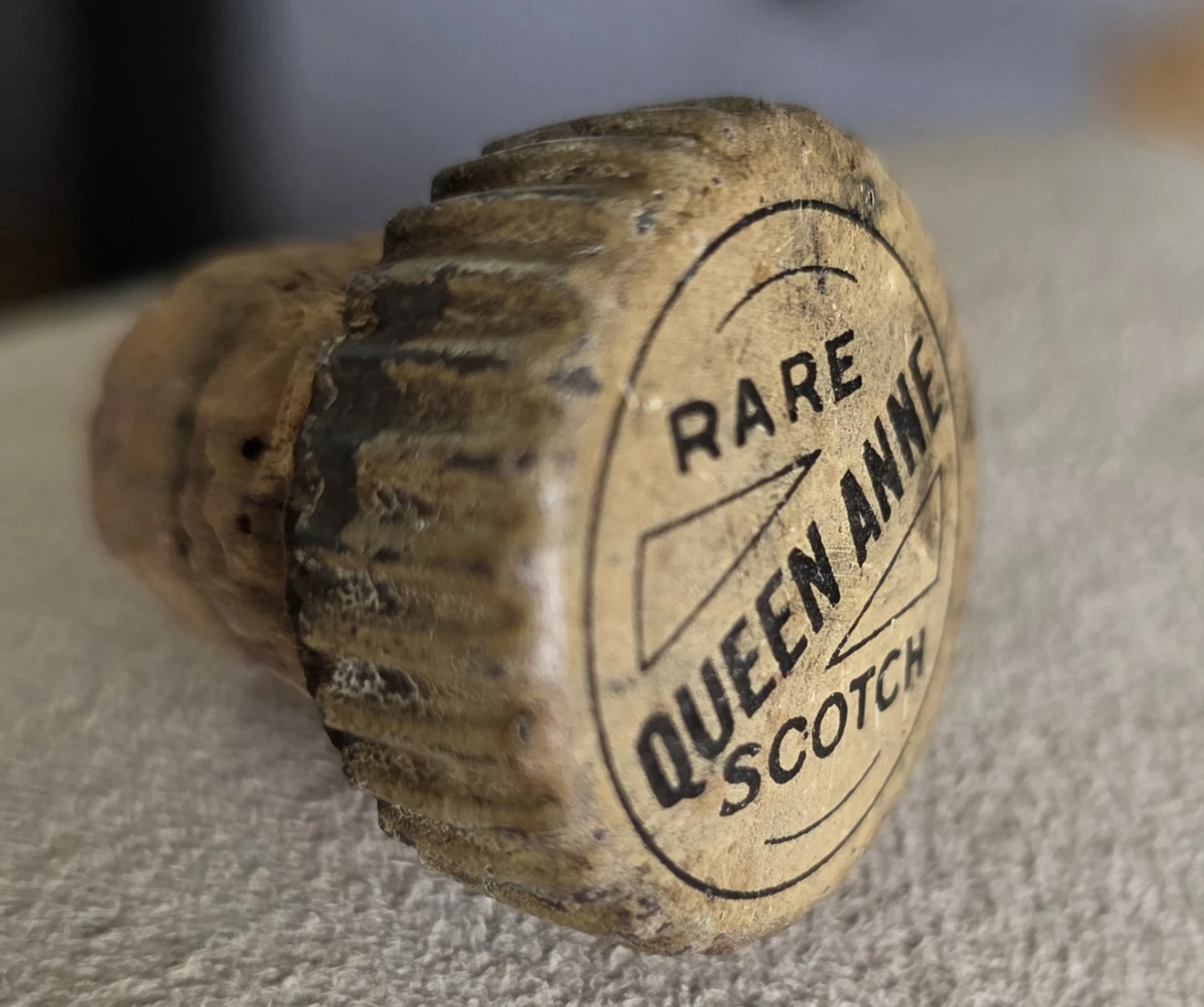 Rare queen Anne Scotch cork