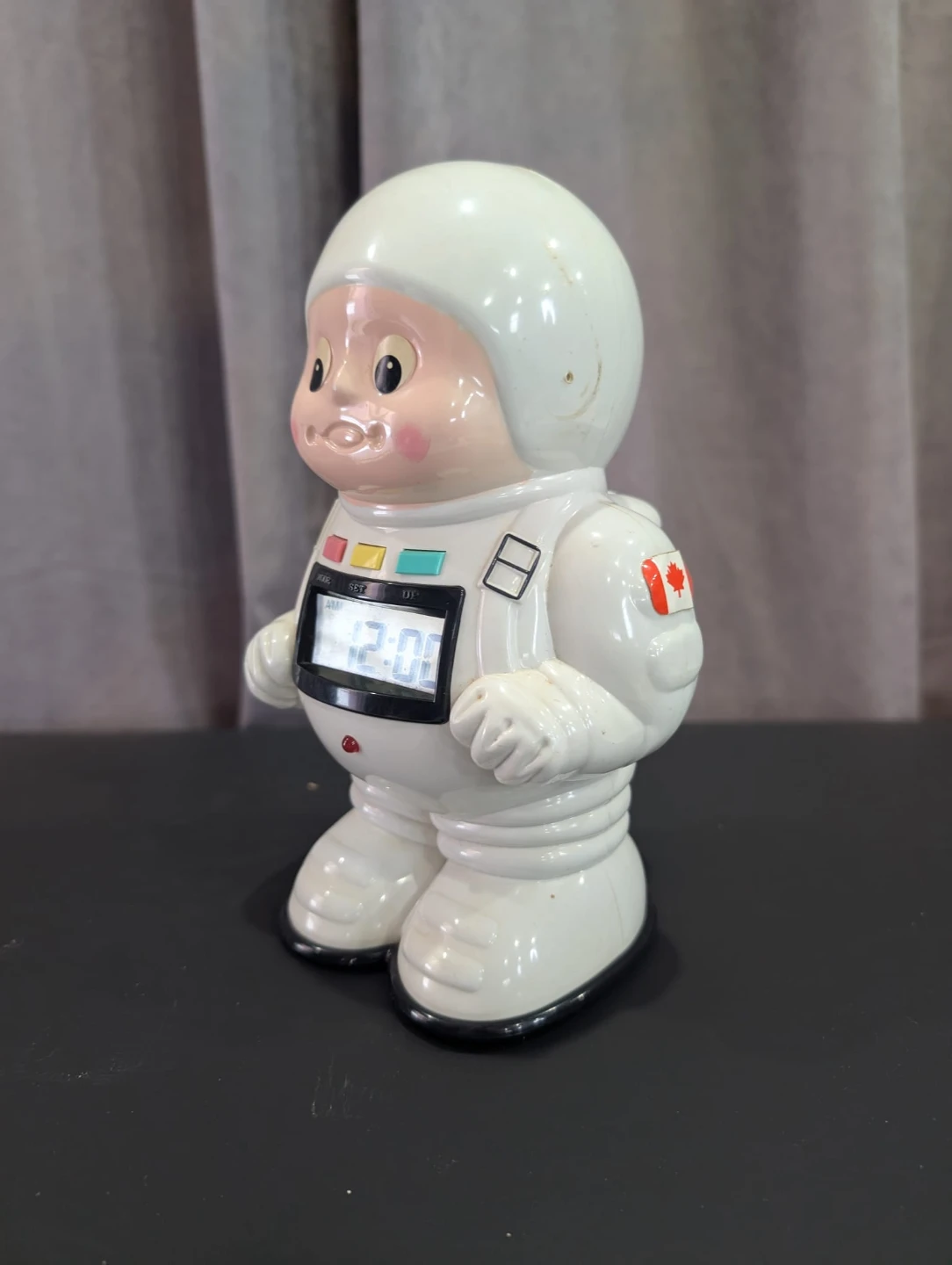 NASA astronaut digital electronic vintage clock and coin bank - photo 2
