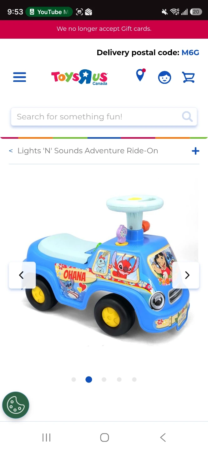 Lights 'N' Sounds Adventure Ride-On Toy