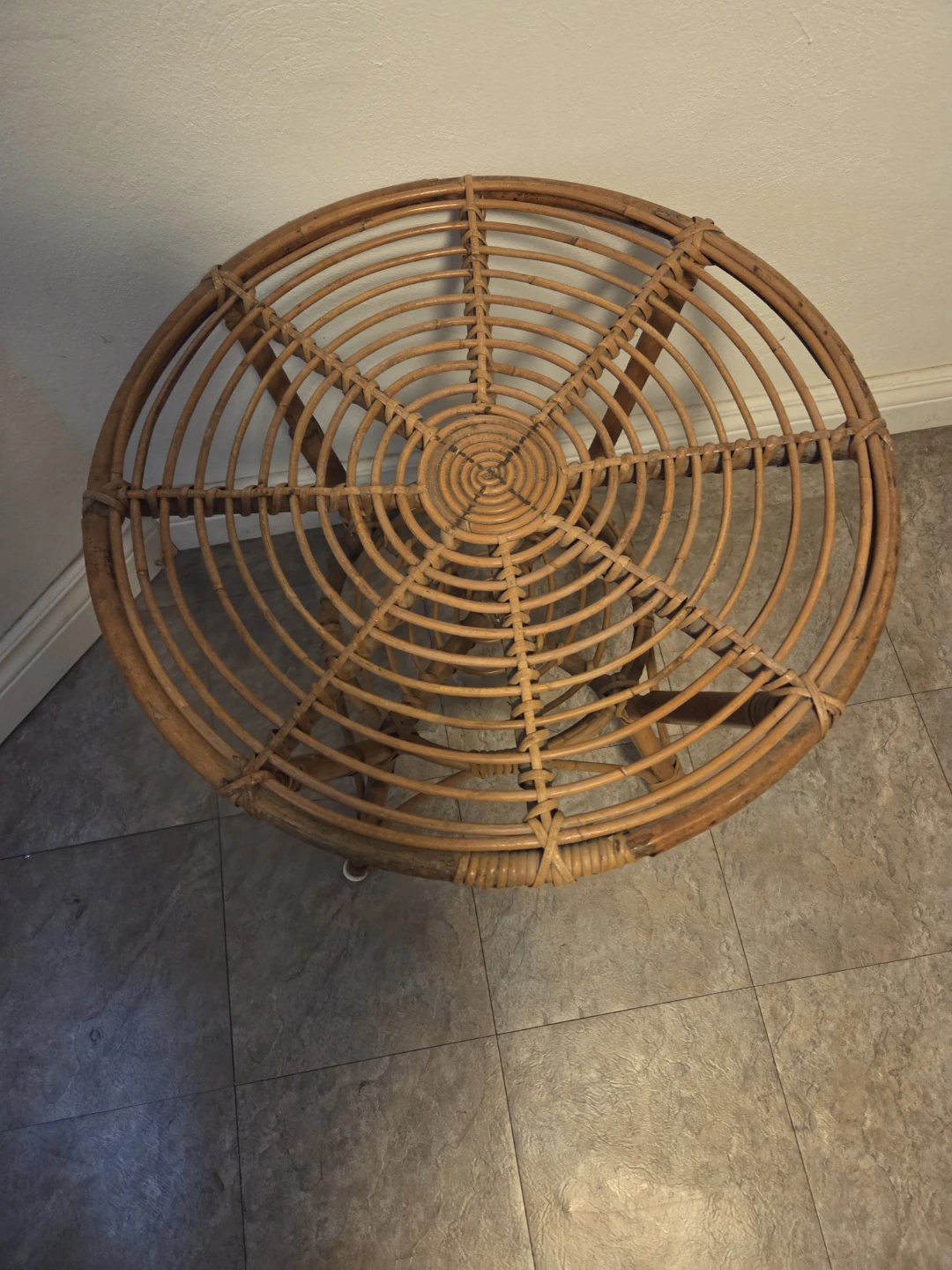 Rattan Side Table