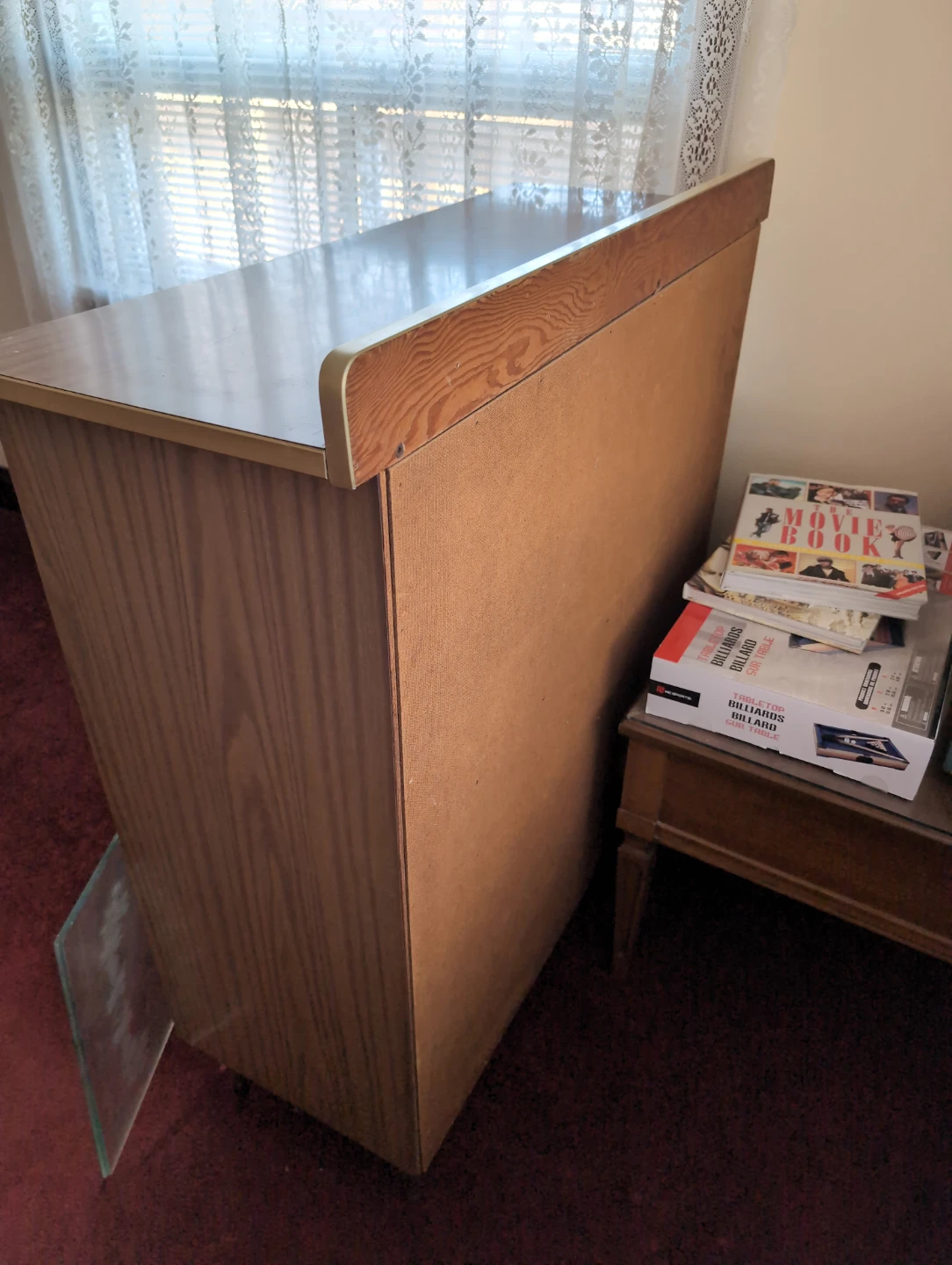 Vintage Bar Cabinet with Glass Door - photo 3