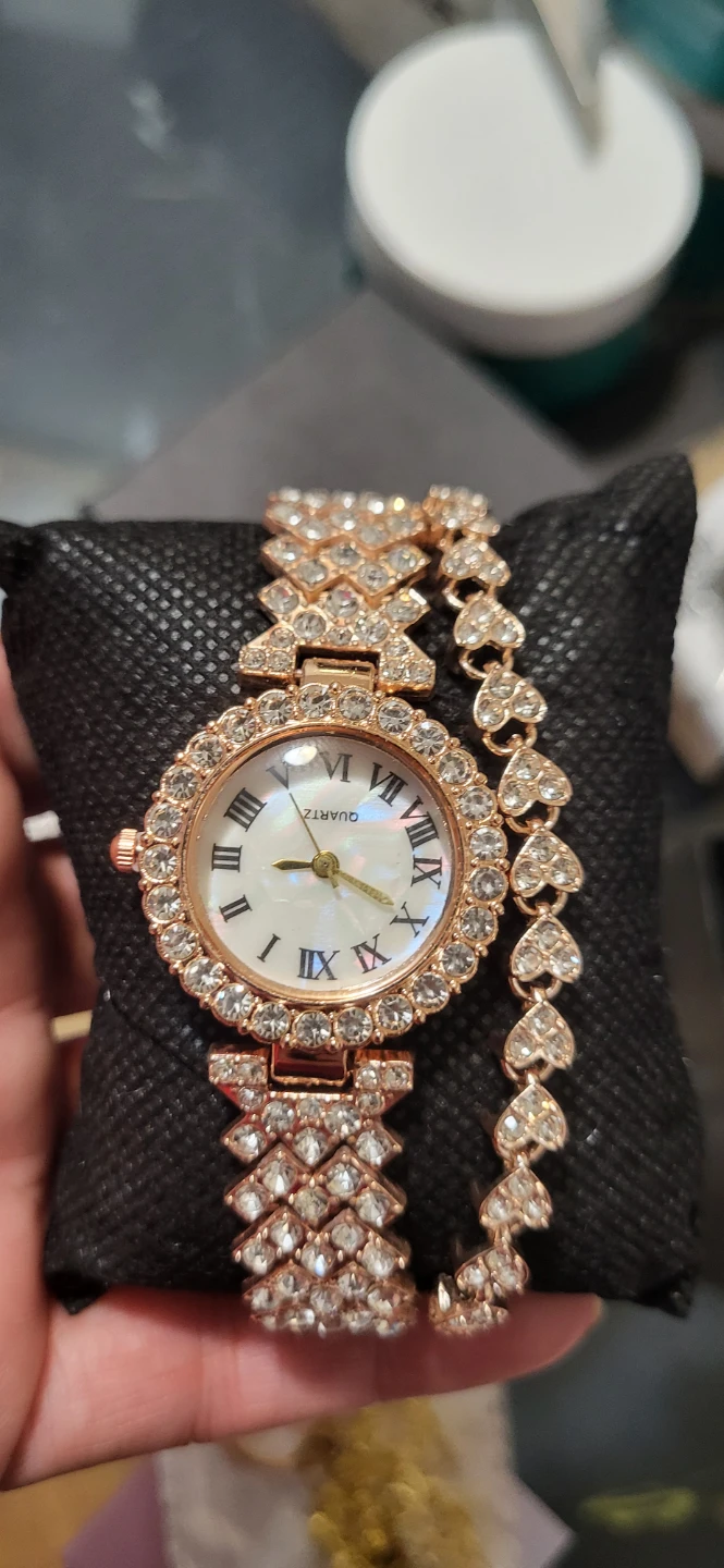 Rose Gold Tone Watch and Jewellery Set - photo 2