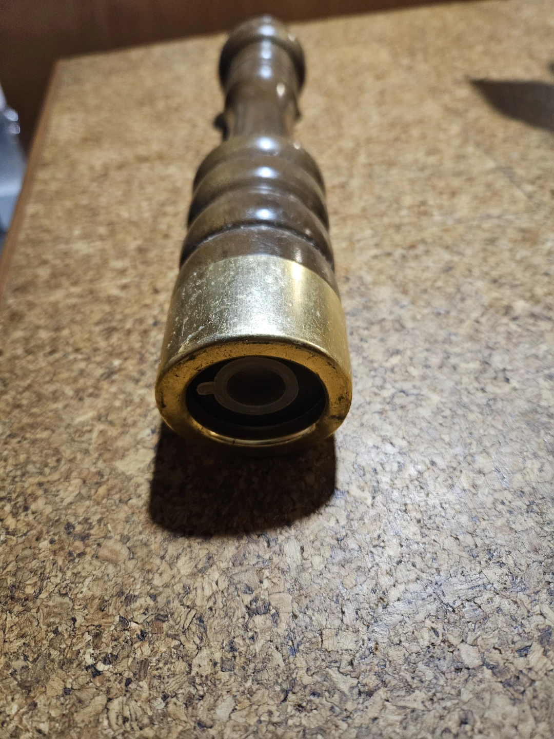 Wooden Pepper Mill with Brass Accents - photo 4