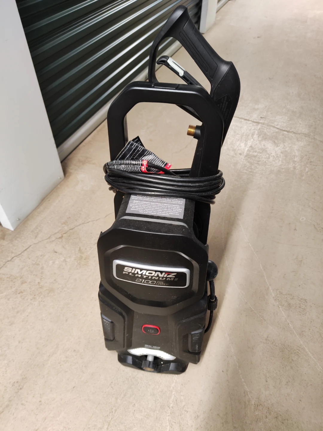 SIMONIZ Platinum 2100 PSI Pressure Washer - photo 3