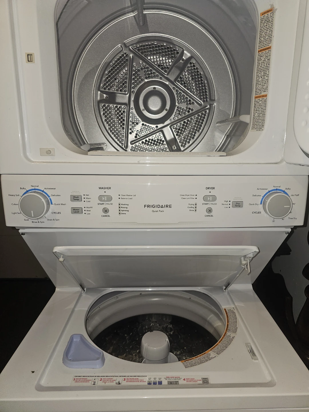 Frigidaire Stackable Washer and Dryer - photo 3